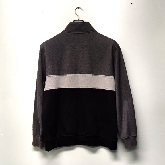 IZOD Plus size men's stretch sweat shirt 8" zipper front- Size:XL. - Picture 2 of 6